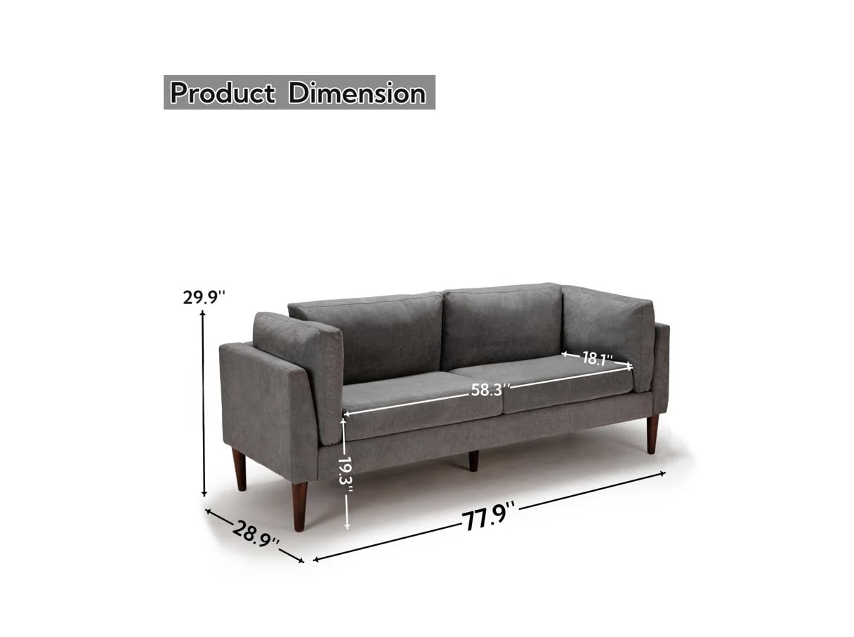Eiraluxify Olivia Modern Style 3-Seater Sofa Set for Living Room
