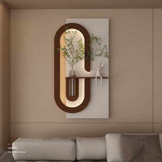 Sandstone Wall Art with Warm LED Lighting – Perfect for Living Rooms, Bedrooms, and Entrances