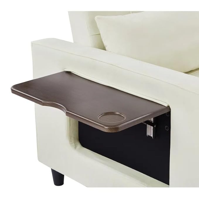 Eiram Foldora 2‑in‑1 Sofa Cum Bed Pull‑Out Sleeper Couch with Side Storage