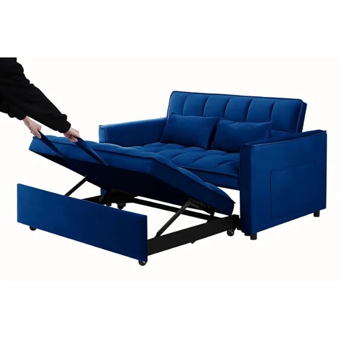 Eiram Dagger 2-Seater Sofa Bed with Adjustable Backrest