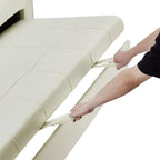 Eiram Foldora 2‑in‑1 Sofa Cum Bed Pull‑Out Sleeper Couch with Side Storage