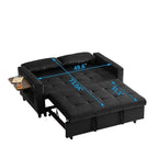Eiram Foldora 2‑in‑1 Sofa Cum Bed Pull‑Out Sleeper Couch with Side Storage