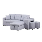 Eiram UrbanoFlex 5‑Seater Sofa Cum Bed with Storage