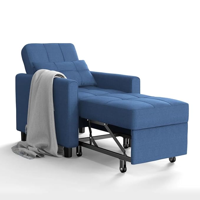 Eiram Zenfold 3-in-1 Sofa Cum Bed | Convertible Accent Chair