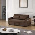 Eiram Yessa 2‑Seater Convertible Sofa Cum Bed with Adjustable Backrest & 2 Pillows