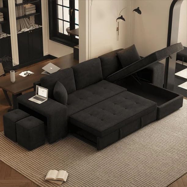 Eiram UrbanoFlex 5‑Seater Sofa Cum Bed with Storage