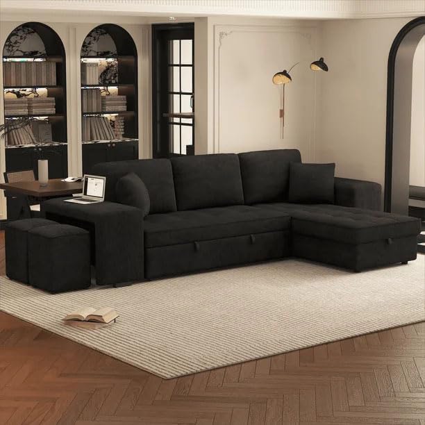 Eiram UrbanoFlex 5‑Seater Sofa Cum Bed with Storage