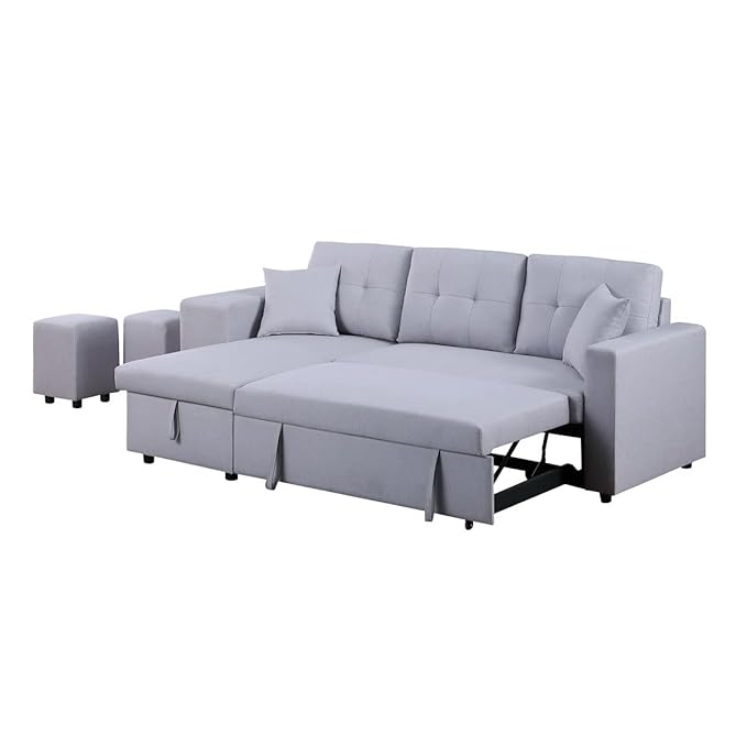 Eiram UrbanoFlex 5‑Seater Sofa Cum Bed with Storage