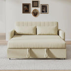 Eiram Yessa 2‑Seater Convertible Sofa Cum Bed with Adjustable Backrest & 2 Pillows