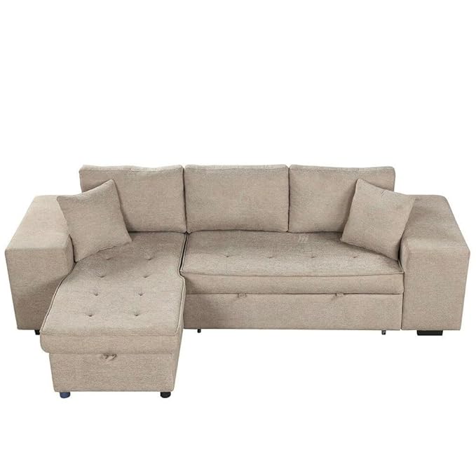 Eiram UrbanoFlex 5‑Seater Sofa Cum Bed with Storage