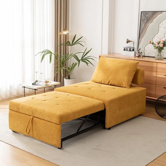 Eiram Calm Rest Adjustable Backrest Sofa Cum Bed