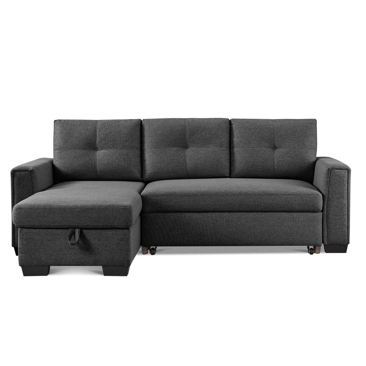 Eiram Floza 5-Seater RHS L Shape Sofa Cum Bed with Storage