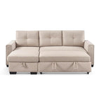 Eiram Floza 5-Seater RHS L Shape Sofa Cum Bed with Storage
