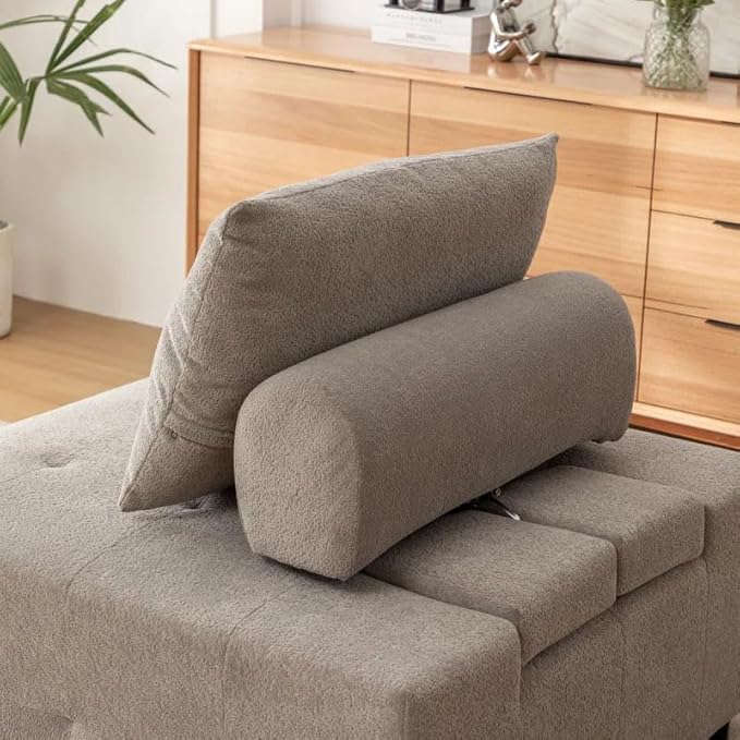 Eiram Calm Rest Adjustable Backrest Sofa Cum Bed