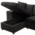 Eiram UrbanoFlex 5‑Seater Sofa Cum Bed with Storage