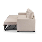 Eiram Floza 5-Seater RHS L Shape Sofa Cum Bed with Storage