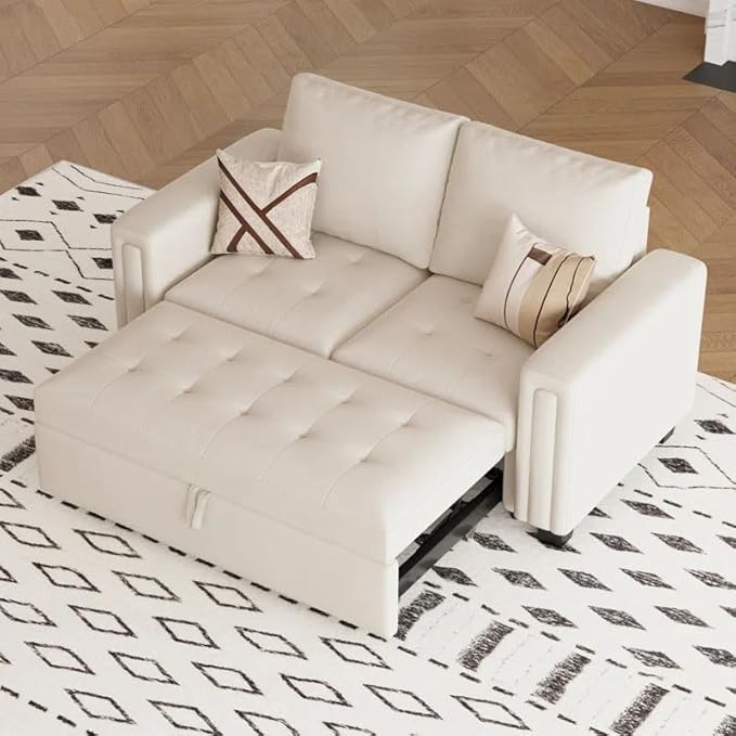 Eiram Cloudora 3-in-1 Convertible Sofa Cum Bed for Living Room