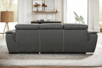 Eiram Oslo 5‑Seater L‑Shape Sofa Cum Bed with Hidden Storage & Magazine Pocket