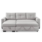 Eiram Floza 5-Seater RHS L Shape Sofa Cum Bed with Storage
