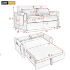 Eira DuoNap 2‑Seater Sofa Cum Bed with Pull‑Out Bed