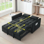 Eiram Dagger 2-Seater Sofa Bed with Adjustable Backrest