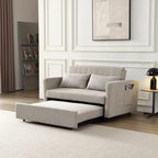 Eiram Yessa 2‑Seater Convertible Sofa Cum Bed with Adjustable Backrest & 2 Pillows