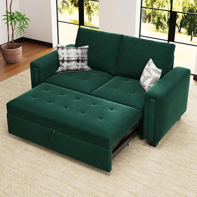Eiram Cloudora 3-in-1 Convertible Sofa Cum Bed for Living Room