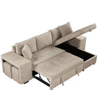 Eiram UrbanoFlex 5‑Seater Sofa Cum Bed with Storage