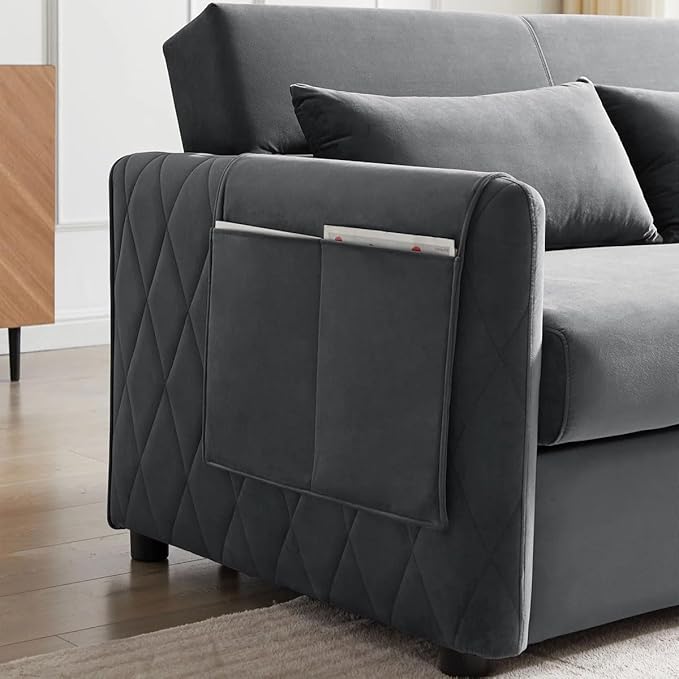 Eiram DuoNap 2‑Seater Sofa Cum Bed with Pull‑Out Bed