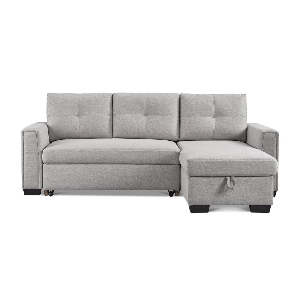 Eiram Floza 5-Seater RHS L Shape Sofa Cum Bed with Storage