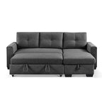 Eiram Floza 5-Seater RHS L Shape Sofa Cum Bed with Storage