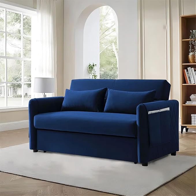 Eiram DuoNap 2‑Seater Sofa Cum Bed with Pull‑Out Bed