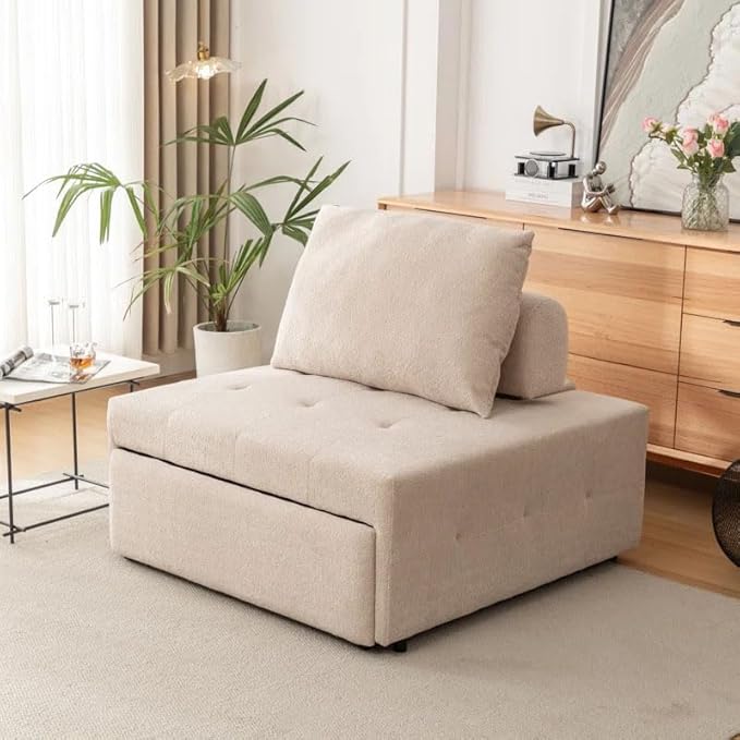 Eiram CalmRest Adjustable Backrest Sofa Cum Bed
