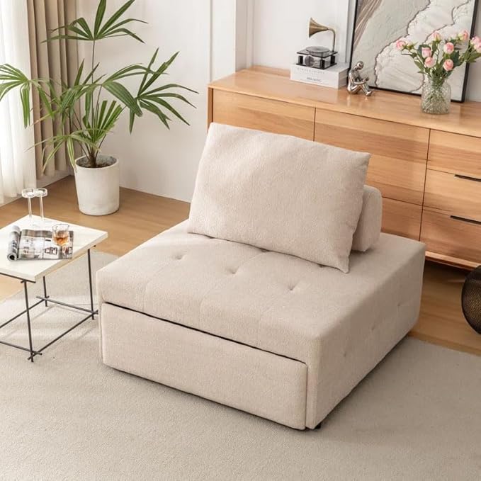 Eiram CalmRest Adjustable Backrest Sofa Cum Bed