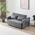 EIram Yessa 2‑Seater Convertible Sofa Cum Bed with Adjustable Backrest & 2 Pillows