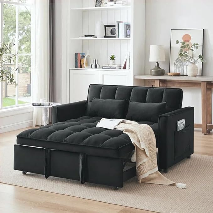 Eiram Dagger 2-Seater Sofa Bed with Adjustable Backrest