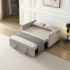 Eiram Yessa 2‑Seater Convertible Sofa Cum Bed with Adjustable Backrest & 2 Pillows