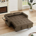 Eiram Foldora 2‑in‑1 Sofa Cum Bed Pull‑Out Sleeper Couch with Side Storage