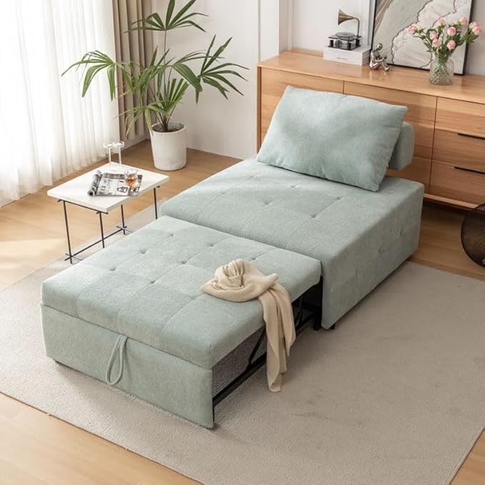 Eiram Calm Rest Adjustable Backrest Sofa Cum Bed