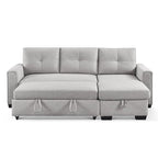 Eiram Floza 5-Seater RHS L Shape Sofa Cum Bed with Storage
