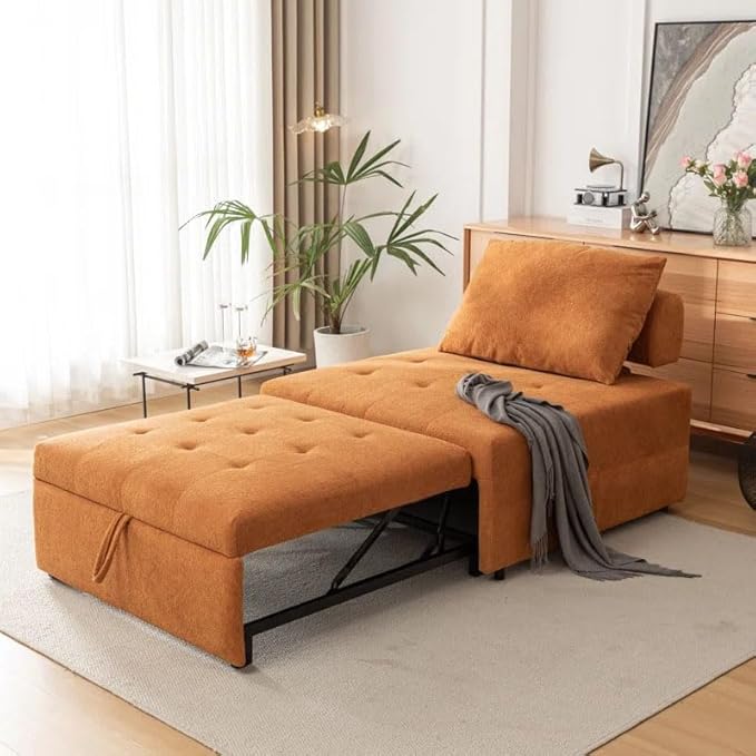 Eiram Calm Rest Adjustable Backrest Sofa Cum Bed