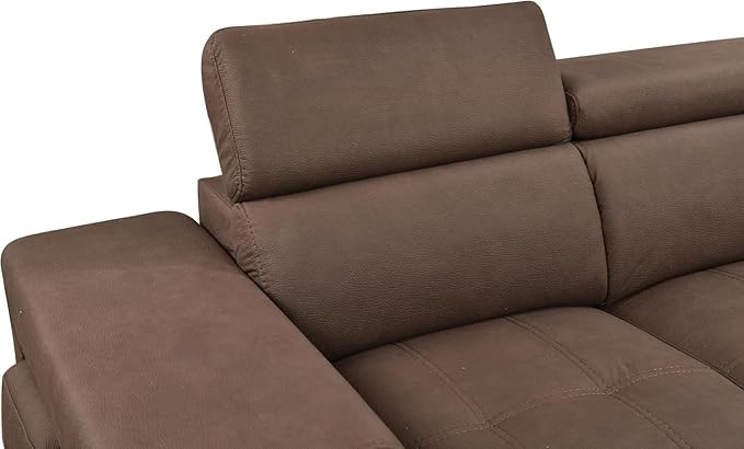 Eiram Flexora Luxe 5‑Seater L‑Shape Sofa Cum Bed with Pull‑Out Bed & Storage