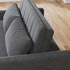 EIram Yessa 2‑Seater Convertible Sofa Cum Bed with Adjustable Backrest & 2 Pillows