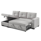 Eiram Floza 5-Seater RHS L Shape Sofa Cum Bed with Storage