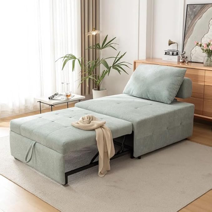 Eiram Calm Rest Adjustable Backrest Sofa Cum Bed
