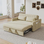 Eiram Yessa 2‑Seater Convertible Sofa Cum Bed with Adjustable Backrest & 2 Pillows
