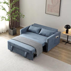 Eiram Yessa 2‑Seater Convertible Sofa Cum Bed with Adjustable Backrest & 2 Pillows