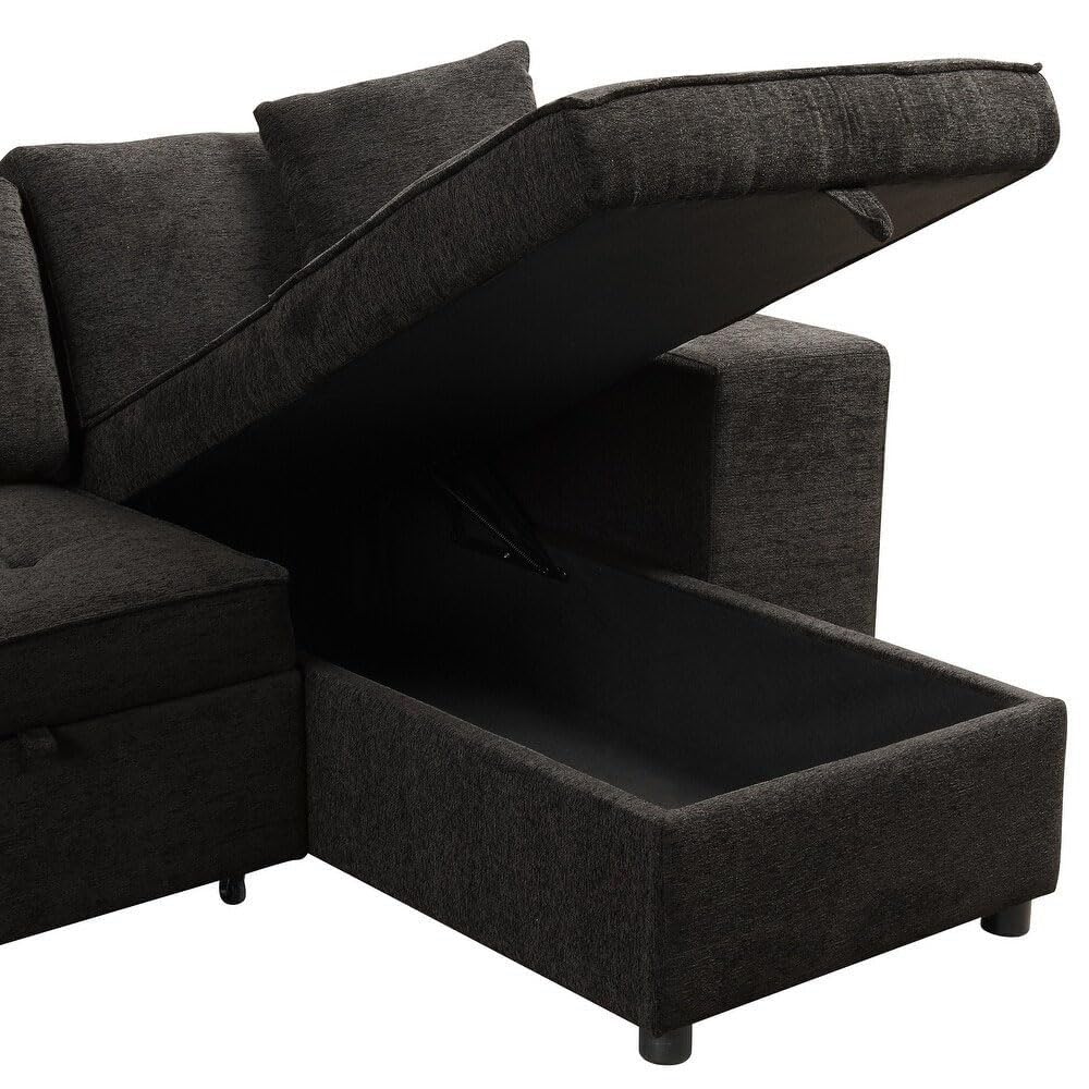 Eiram UrbanoFlex 5‑Seater Sofa Cum Bed with Storage