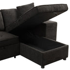 Eiram UrbanoFlex 5‑Seater Sofa Cum Bed with Storage