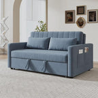 Eiram Yessa 2‑Seater Convertible Sofa Cum Bed with Adjustable Backrest & 2 Pillows